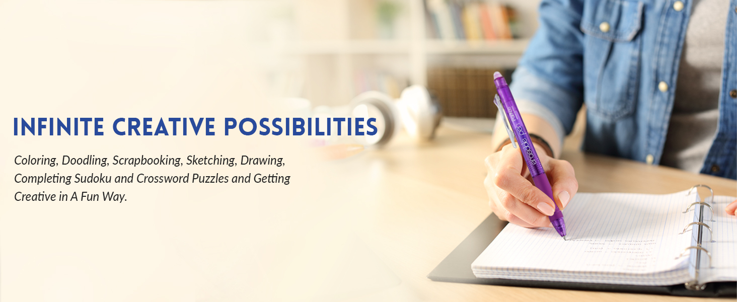 erasable pens colorful