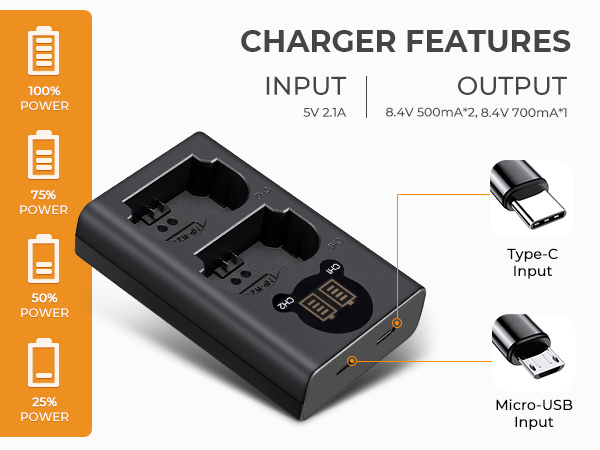 Dual charging port