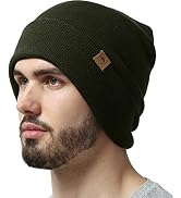 Cuffed Knit Beanie Winter Hat for Men and Women - Warm, Soft & Stretchy Daily Ribbed Lightweight ...