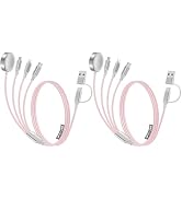 2 Pack Charging Cable for Apple Watch Charger/Samsung/iPhone Charger,Car/Office/Camping/Travel Es...