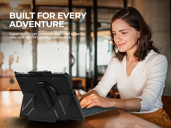 Dexnor for Microsoft Surface Pro 11/10/9 Case designed for adventure