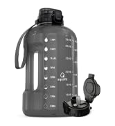 gallon water bottle with ergonomic handle for easy carrying during workouts