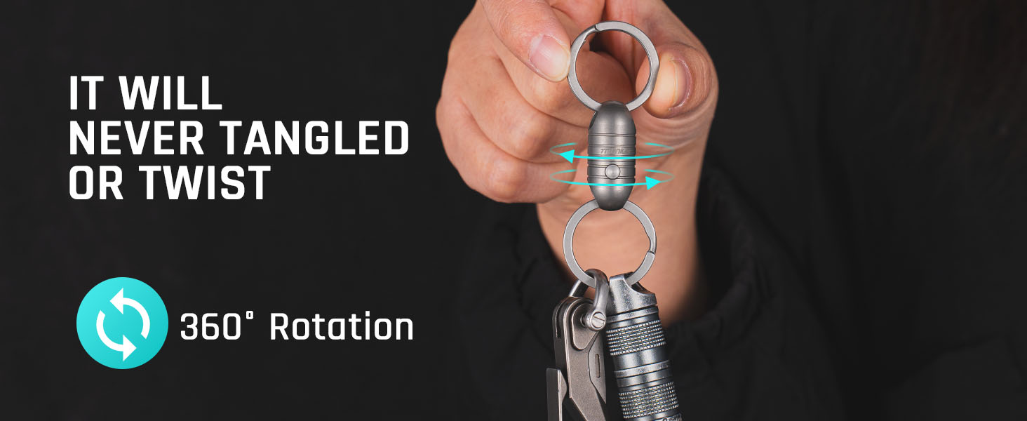 magnetic keychain men keychain titanium keychain