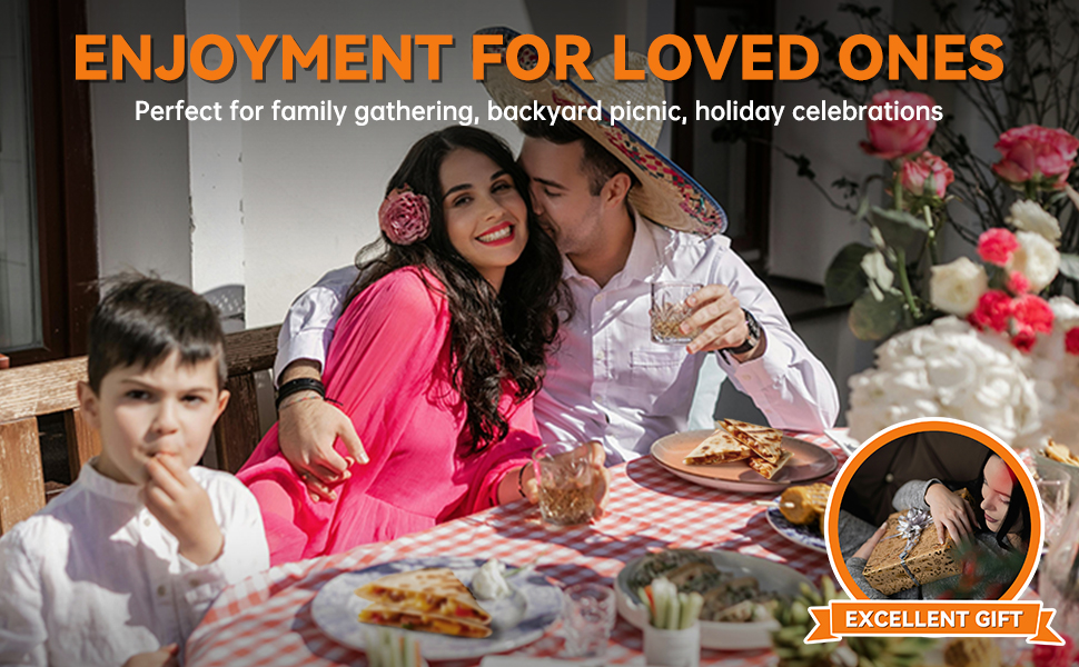 enjoyment for loved ones perfect for family gatherings picnic and holidays