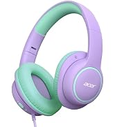 acer Kids Headphones Wired for School - Over Ear Design, 85/94dB Safe Volume Limit, 3.5mm Jack Fo...