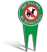 Extra Large No Peeing Dog Sign | Dog Stake for Yard Pick Up After Your Dog Sign | No Dogs Peeing ...