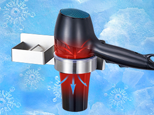blow dryer holder wall mount