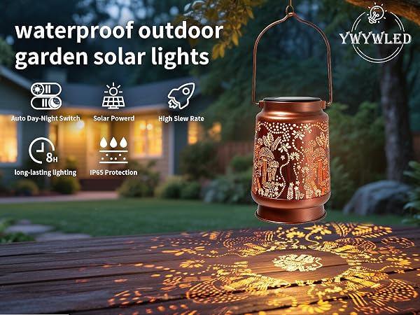 Mushroom Outdoor Solar