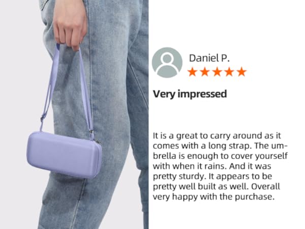 Mini Travel Sun Umbrella for Purse With Case