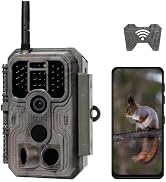 Meidase P200 Trail Camera WiFi Bluetooth, Game Camera with 48MP 1296p, 100ft Night Vision, Cell P...