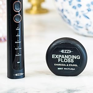 EZZI Toothbrush and Dental Floss Combination