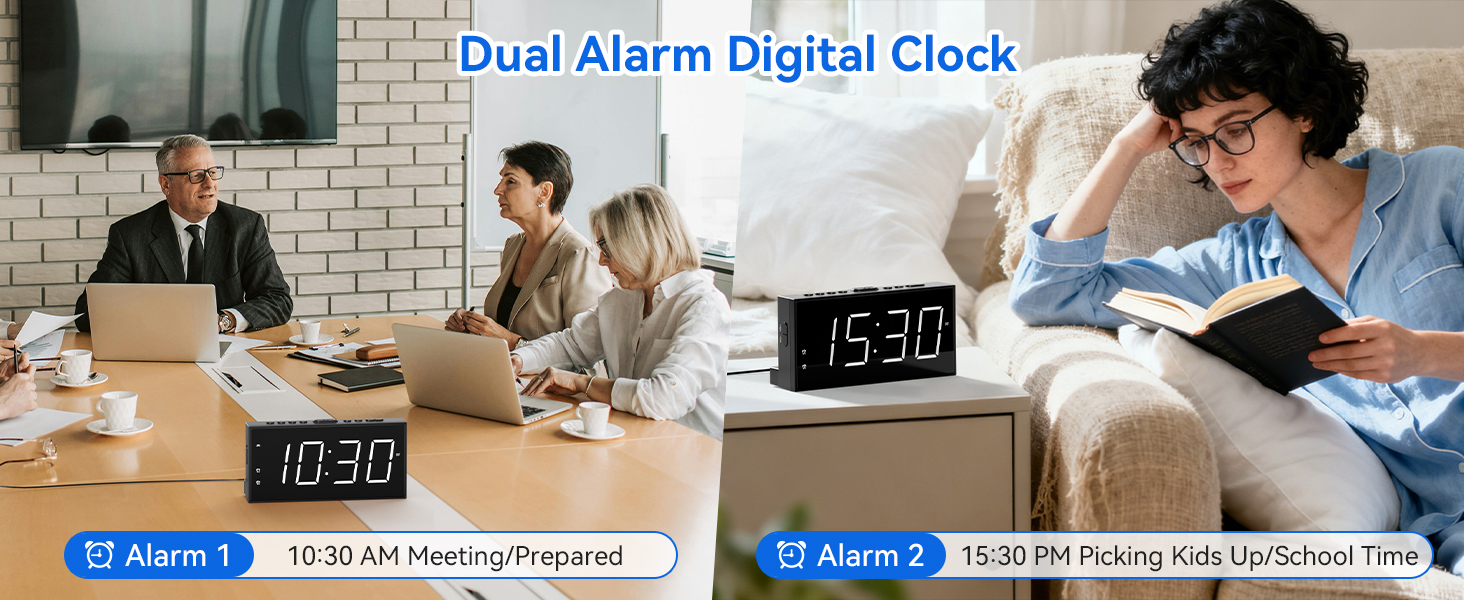 alarm clocks for bedrooms