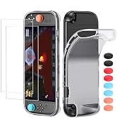 WAXITY Protective Cover Case for Nintendo Switch 2 (2025), Scratch&Shock Protection Soft TPU Ergo...