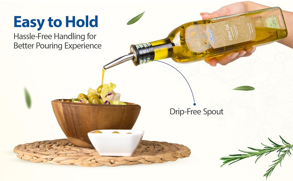 Easy to Hold, Drip-Free Spout