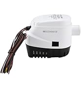 Amarine Made Bilge Pump Automatic Submersible Bilge Pump 12v 1100gph Small Boat Bilge Water Pump ...