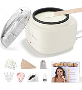 AUZEAL Mini Face Waxing Kit for Women, Facial Waxing Kit for Hair Removal, Eyebrow & Lip Wax Kit ...