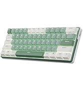 RK ROYAL KLUDGE RK61 Plus Mechanical Keyboard, 60% Percent Wireless Gaming Keyboard with USB Hub,...