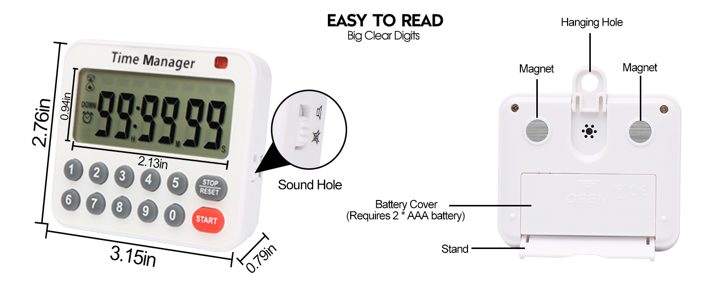 magnetic timer kitchen