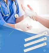 WIN TAPE 18cm / 7'' Educare Wound Ruler (PAPER) Wound Measuring Tape (Pack of 100) Medical Medimeter
