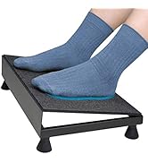 Scalebeard Ergonomic Footrest Stand Heavy Duty Metal Platform Soft Non Slip Felt Surface for Offi...