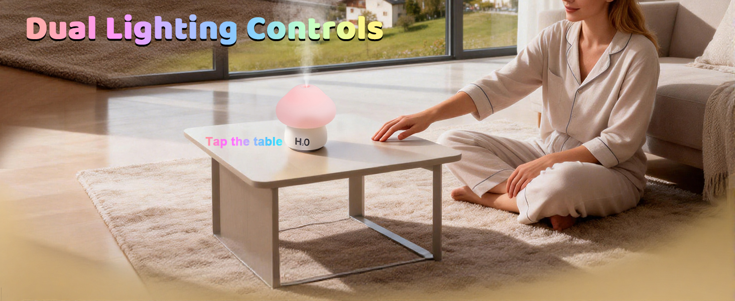 Mushroom Humidifier with light