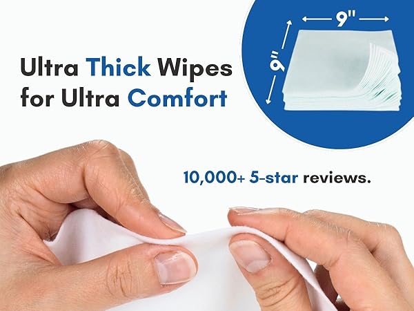 large full body wipes waterless, shower replacement wipes