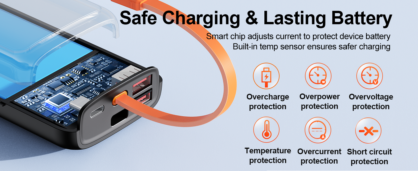 iphone portable charger fast charging