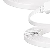 Itramax Micro USB Extension Cable 20FT 2Pack,Flat USB to Micro Long Charging Power Extender Cord ...