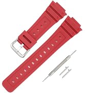 Silicone Replacement Strap Compatible With Casio Shock GA-2100/GA-2100-1A?GA-2100-4A?GA-2100-1A1/...