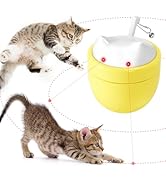 Pawingcat Cat Laser Toy Automatic Dual Laser Points Interactive Cat Enrichment Toys for Indoor Ca...