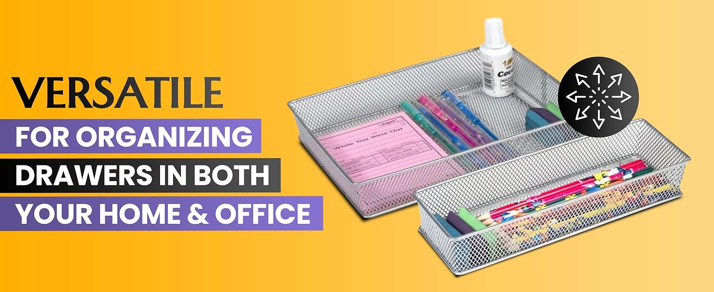 mesh drawer organizers