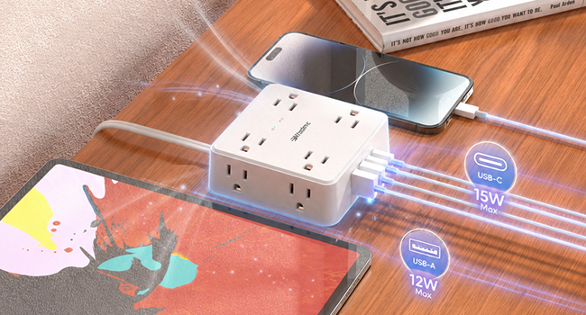 2 USB-A Ports & 2 USB-C Ports