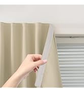 Self Adhesive Portable Blackout Curtains for Bedroom Easy to Install Window Thermal Lnsulated Kit...