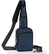 Keanoo Sling Bag, Crossbody Bag with Zipper Lock, RFID & Water Resistant for Women and Men Small ...
