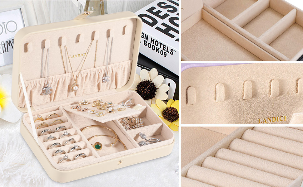 All in one jewelry organizer box