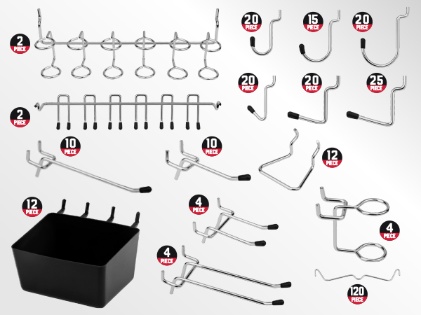 Pegboard Organizer Peg Board Hooks