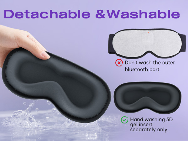 weighted cooling eye mask for sleeping bluetooth sleep mask