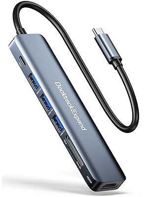 usb c hub hdmi 4k 60hz multiport 7 in 1 adapter sd micro sd card reader type c power splitter