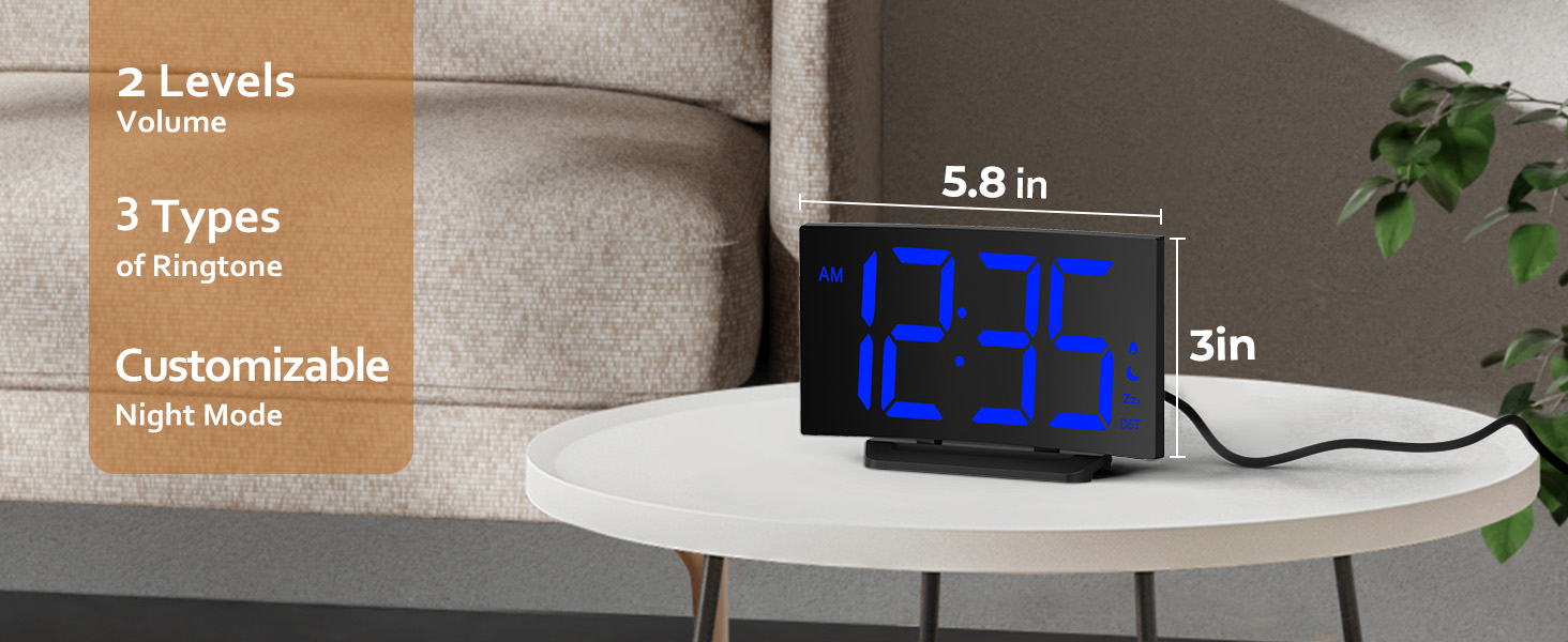 Alarm Clock for Bedrooms