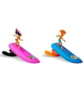 Surfer Dudes Classics Wave Powered Mini-Surfer and Surfboard Toy - Outer Bank Olivia & Hanalei Harry