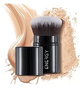 ENERGY Kabuki Brush Retractable - Makeup Kabuki Foundation Brush Travel for Liquid, Blush, Loose ...