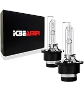 ICBEAMER 6000K D2S D2C D2R Xenon HID Direct Plugin Can Replace 66040 66240 85122 OEM Headlight Lo...