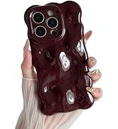 XIZYO for iPhone 14 Pro Max Case 6.7 Inch Cute Wave Pattern Aesthetic Phone Case 3D Curly Wavy Sh...