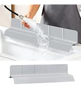 Volminex 23Inch Sink Splash Guard – Extended Length & Tall Silicone Kitchen Sink Splash Guard wit...
