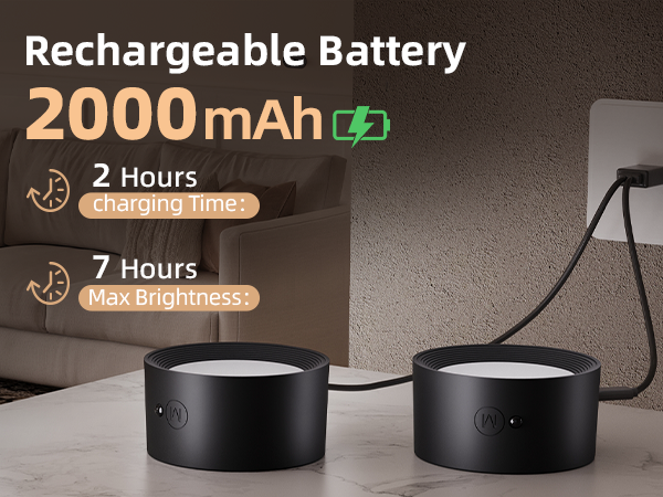 rechargeable wall lights