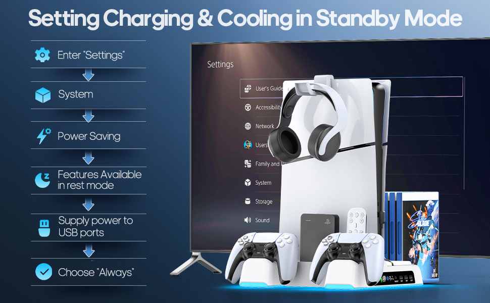 PS5 cooling stand