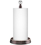 Kasunto Paper Towel Holder (with Crystal Ball) Steel Paper Towel Holder countertop,Paper Towel Ho...