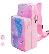 HYPERCASE Cute Shoulder Bag Kit for Nintendo Switch, Portable Carrying Case Compatible with Switc...