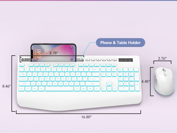 Convenient Device Holder wireless keyboards