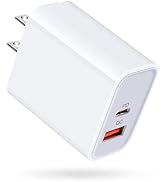 Pixel 8 Pro 7a 6a Fast Charger Block, 20W Dual Port USB C Power Adapter for Google Pixel 8 7 Pro ...